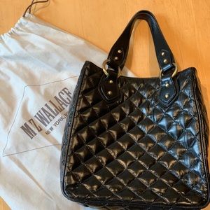 Black MZ Wallace handbag.